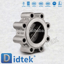 Didtek Non Slam Design Dual Plate Lug Wafer Check Valve